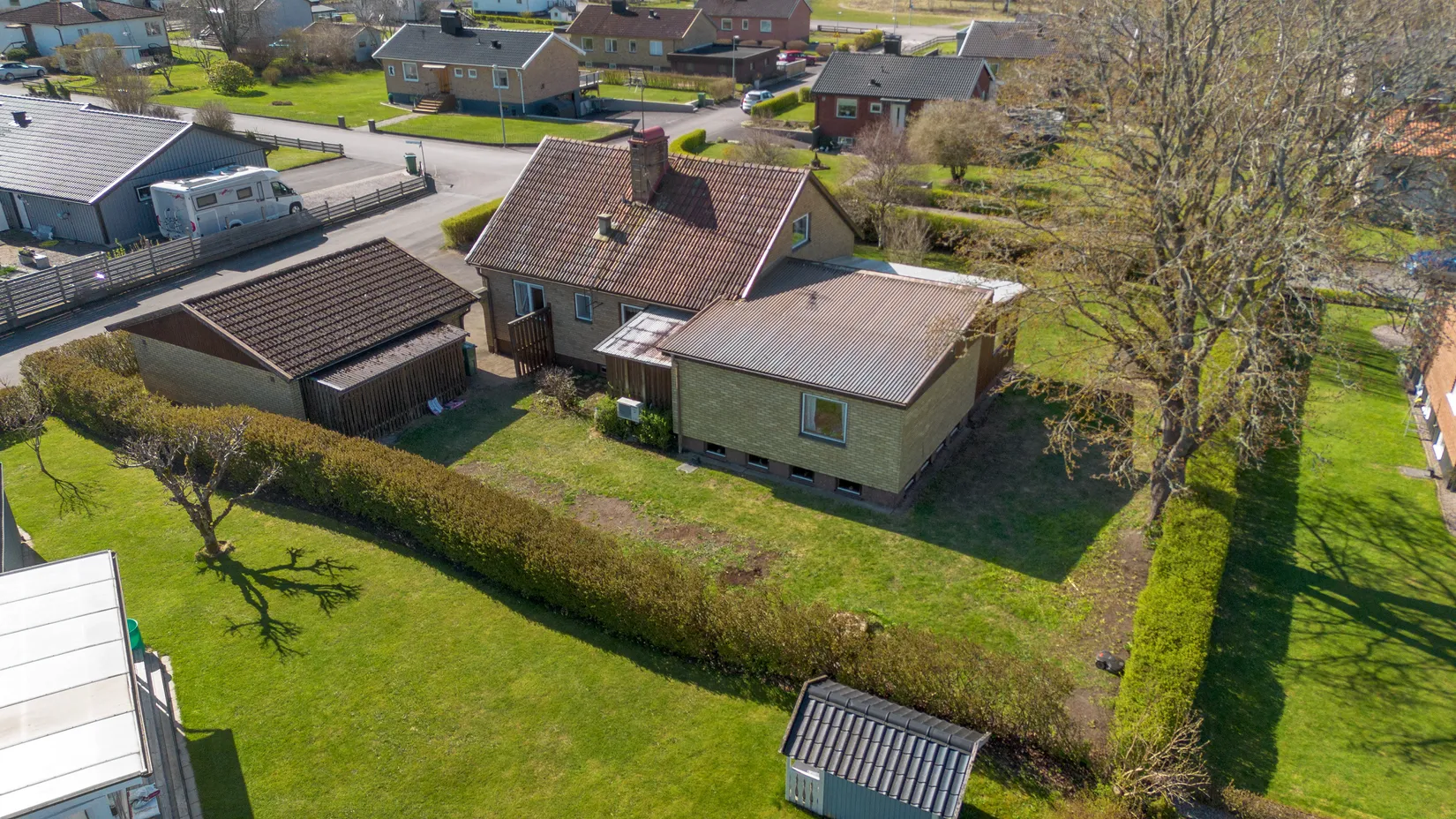 Villa, Hallagårdsgatan 8, Slutarp, Falköping