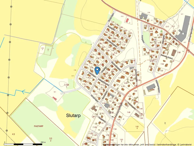 Villa, Hallagårdsgatan 8, Slutarp, Falköping