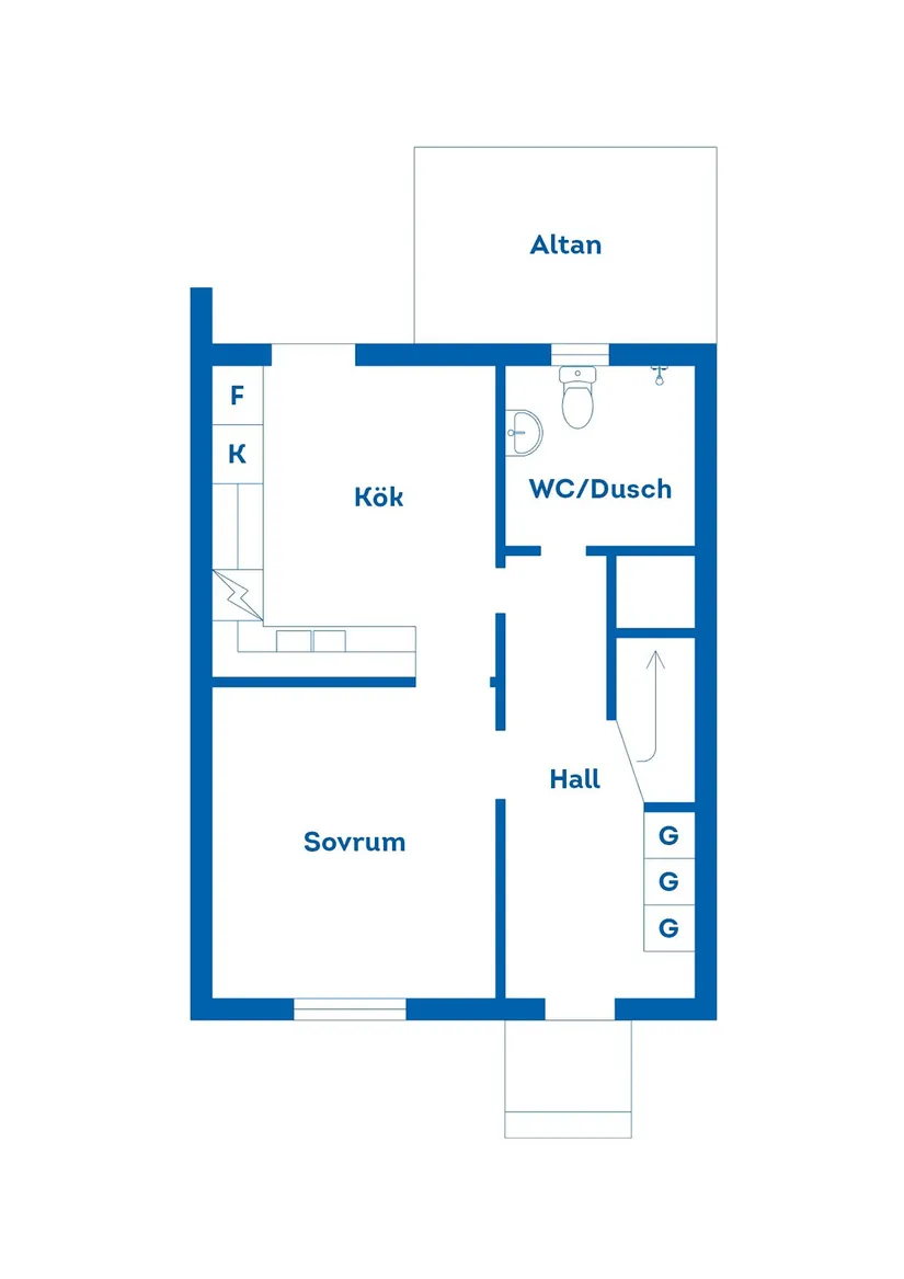 Bostadsrätt, Radhus, Vasavägen 14F, Mariestad