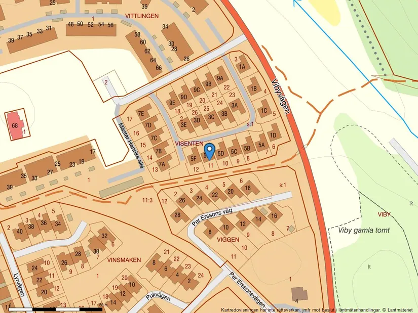 Villa, Radhus, Mäster Henriks allé 5E, Viby, Sollentuna