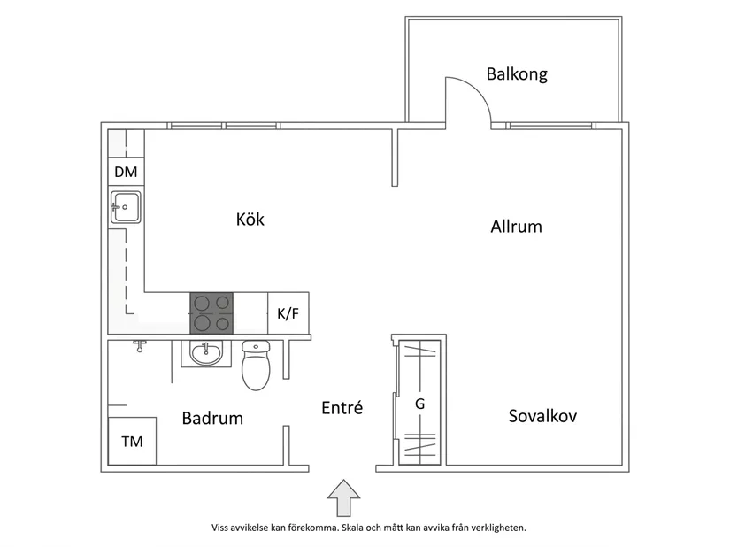 Bostadsrätt, Bomansgatan 24B, Kristiansborg, Västerås