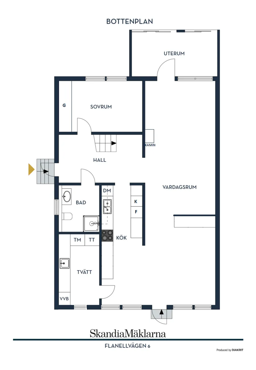 Villa, Flanellvägen 6, Brunna, Upplands-Bro