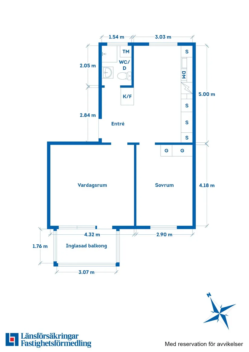 Bostadsrätt, Storgatan 35B, Centralt, Motala