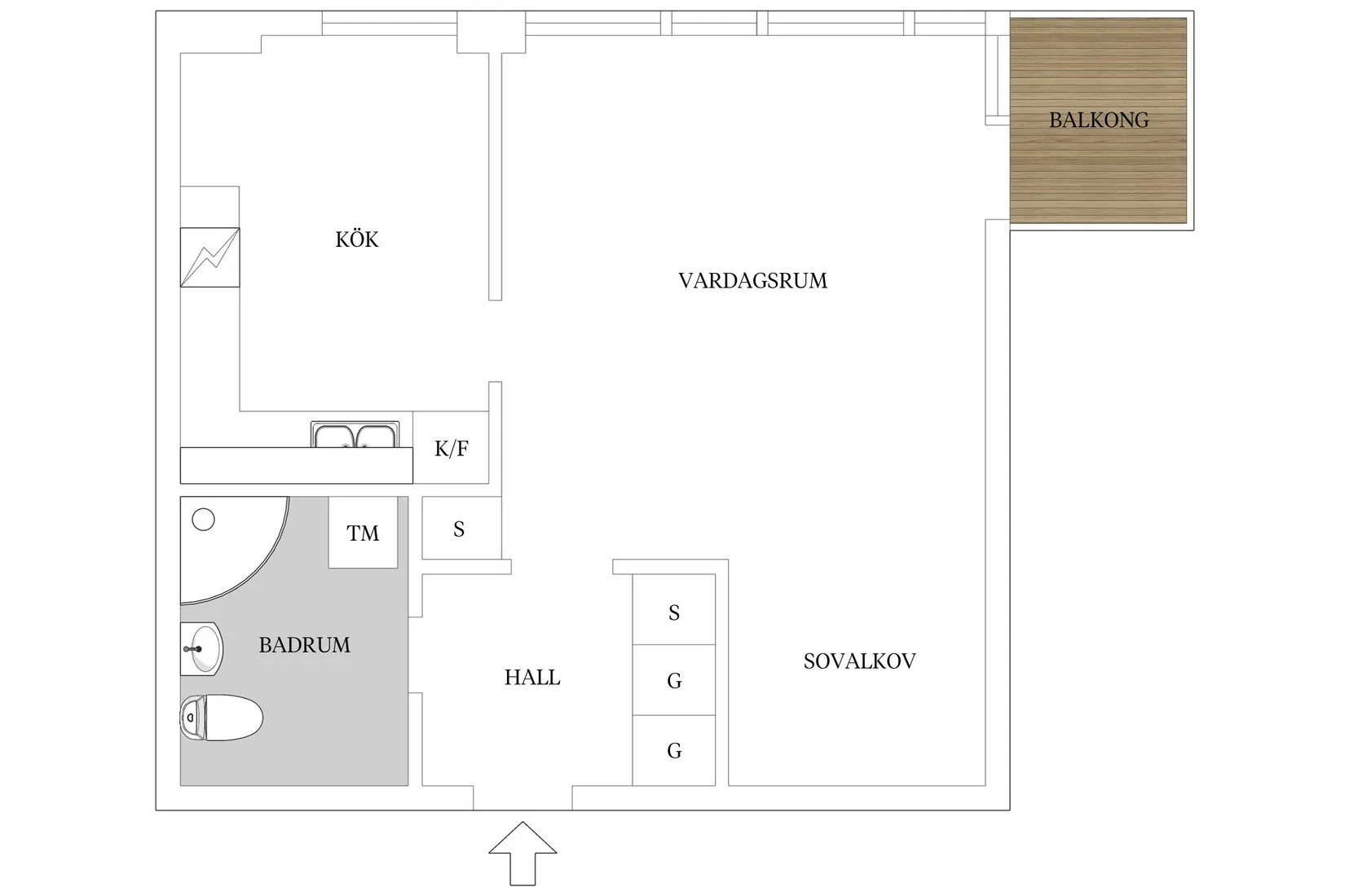 Bostadsrätt, Vattugatan 1, Gamla Masthugget, Göteborg