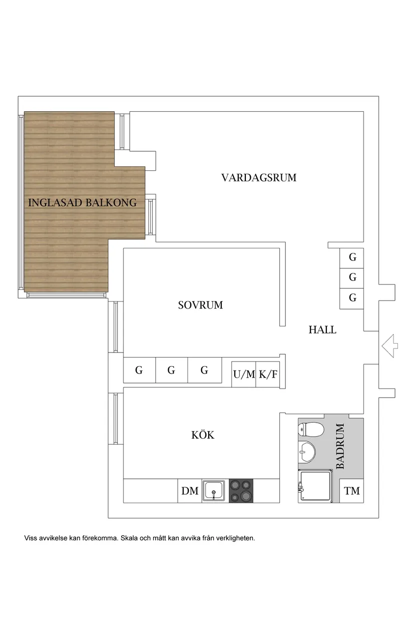 Bostadsrätt, Viljansvägen 24C, Arvidstorp, Falkenberg