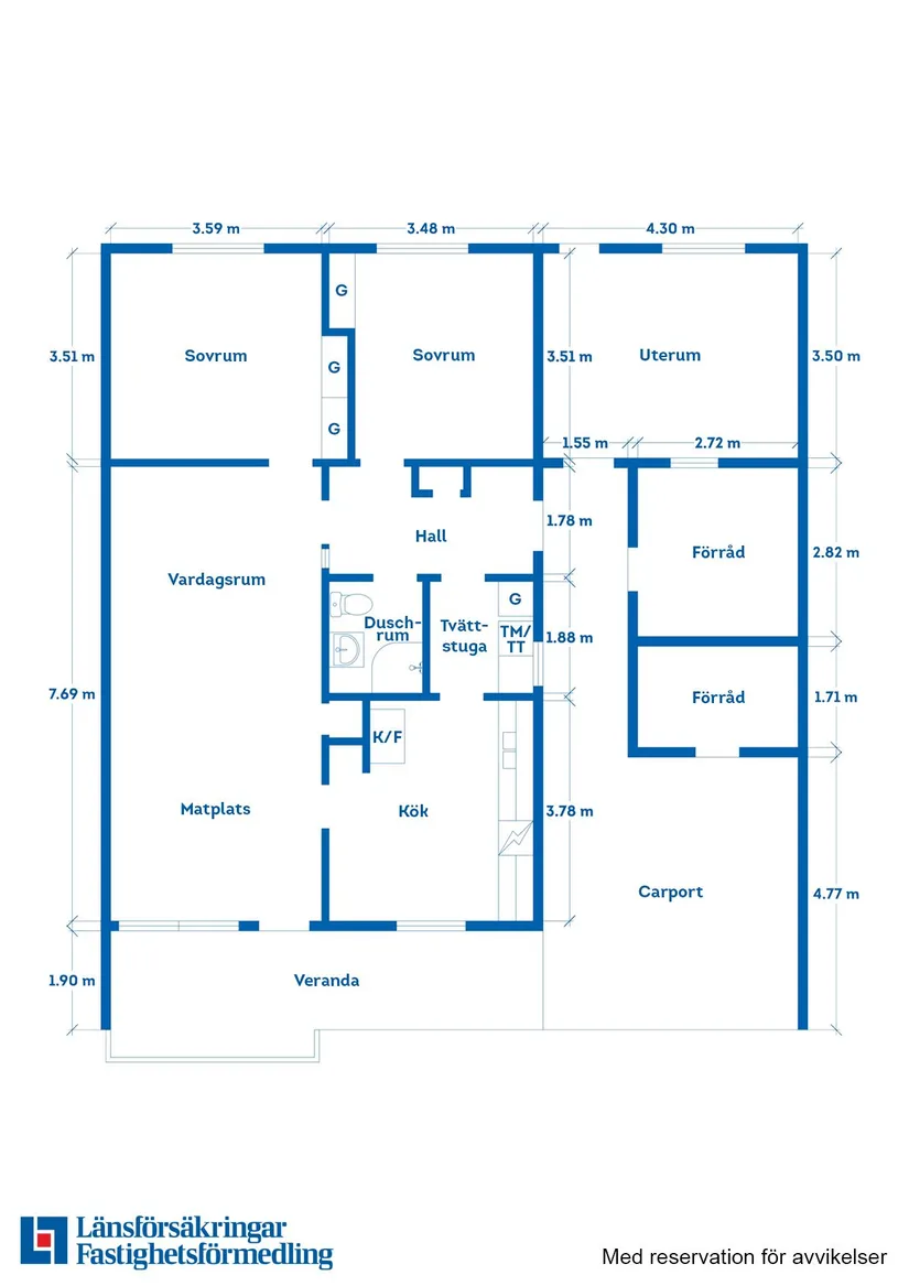 Bostadsrätt, Kärrtorpsvägen 42, Charlottenborg, Motala