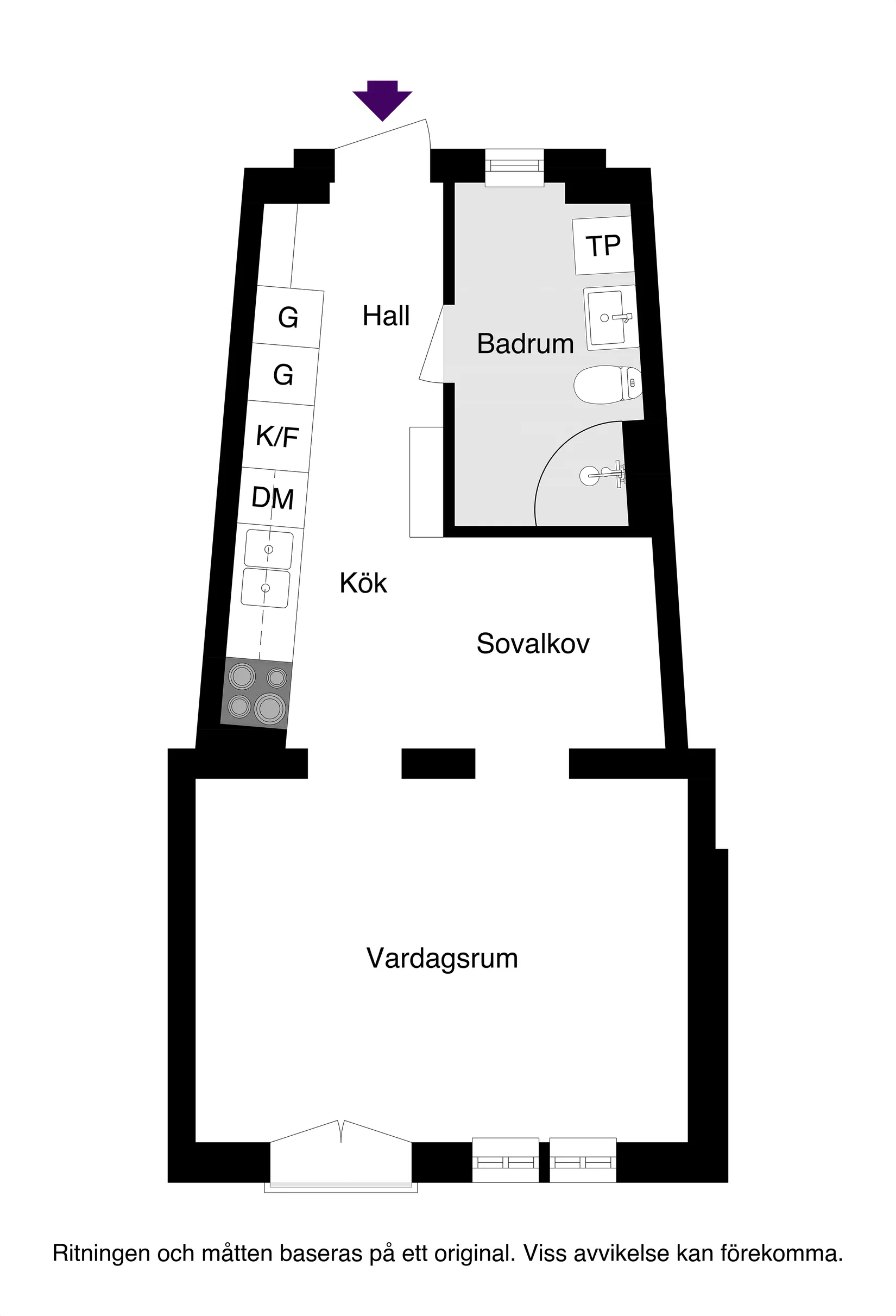 Bostadsrätt, Torkelsgatan 17G, Fålhagen, Uppsala