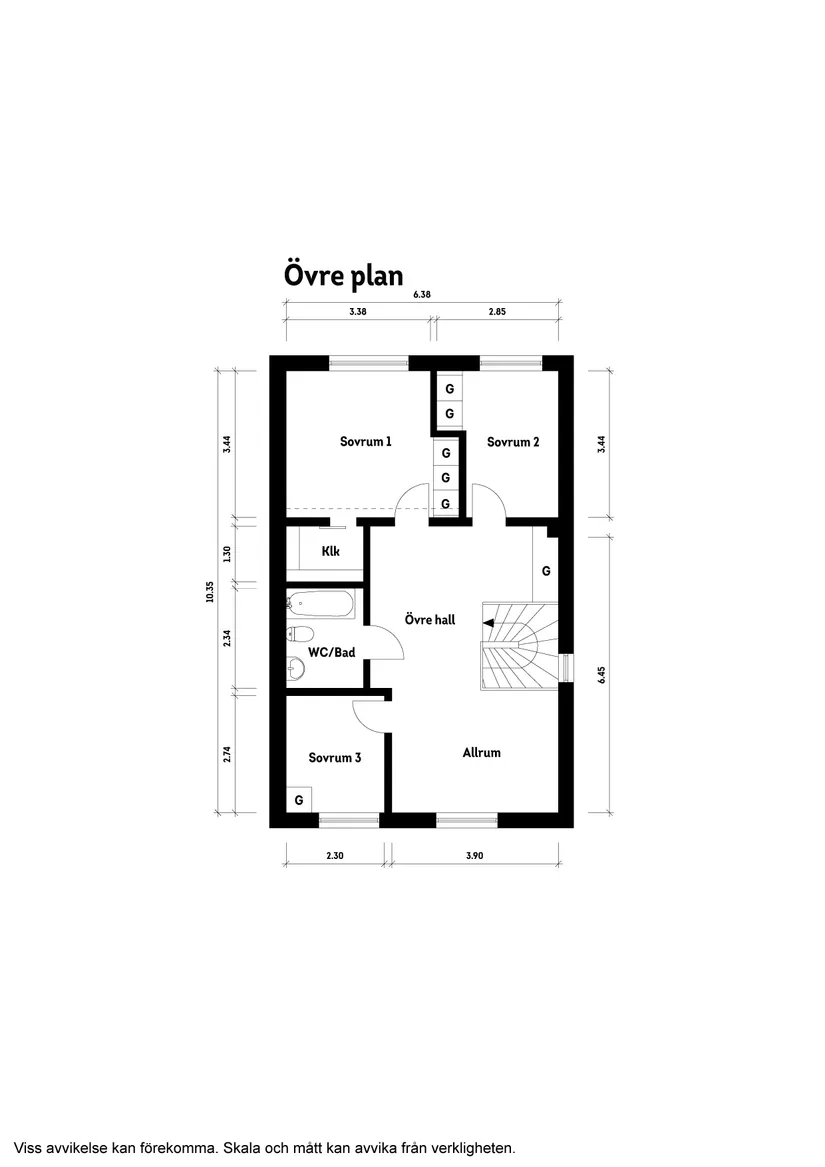 Villa, Radhus, Blockflöjtsgatan 6, Ruddalen, Göteborg