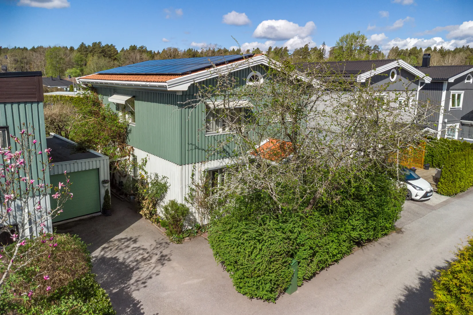 Villa, Radhus, Backlöksvägen 102, Hässelby Norra Villastad, Stockholm