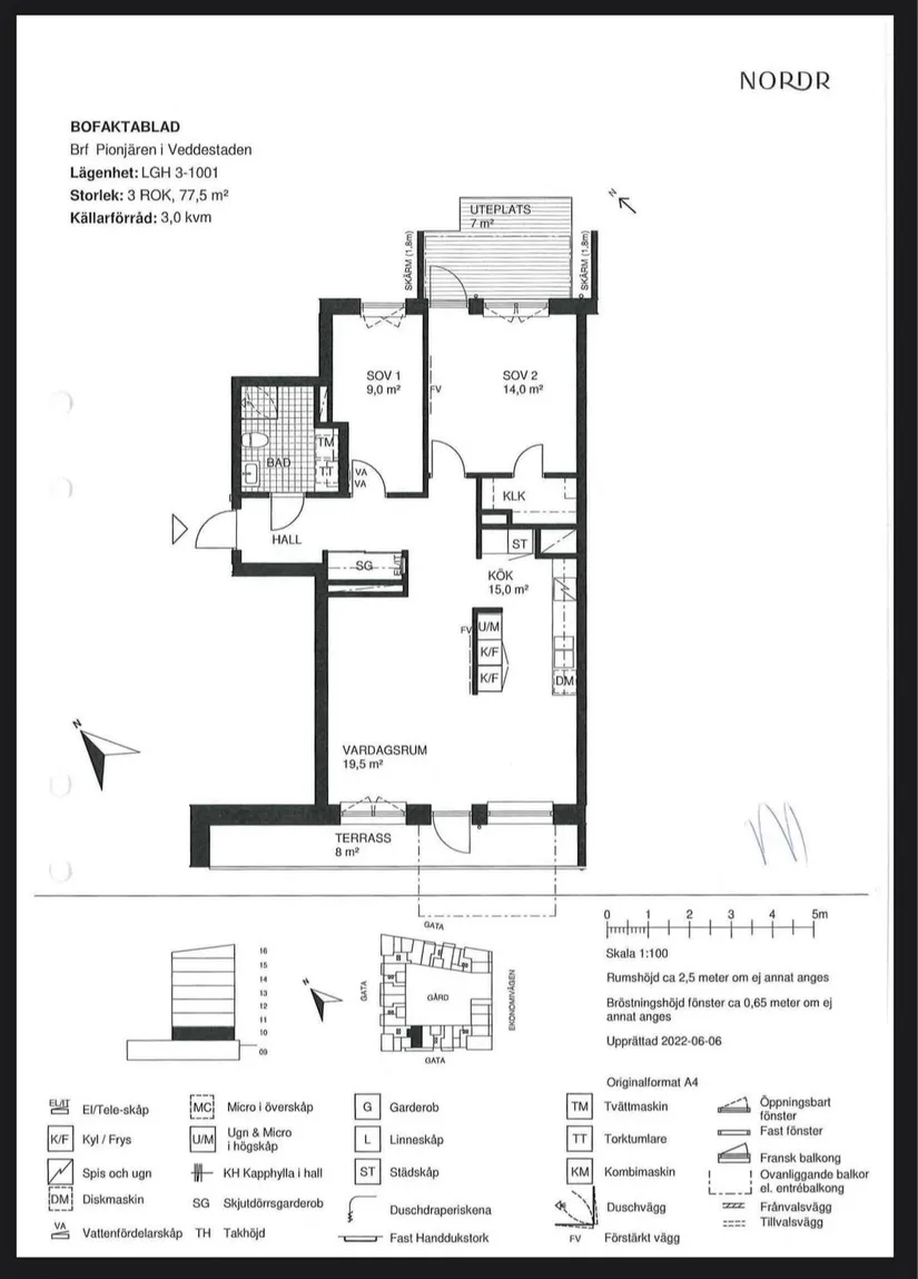 Bostadsrätt, Veddestastråket 13, Barkarbystaden, Järfälla