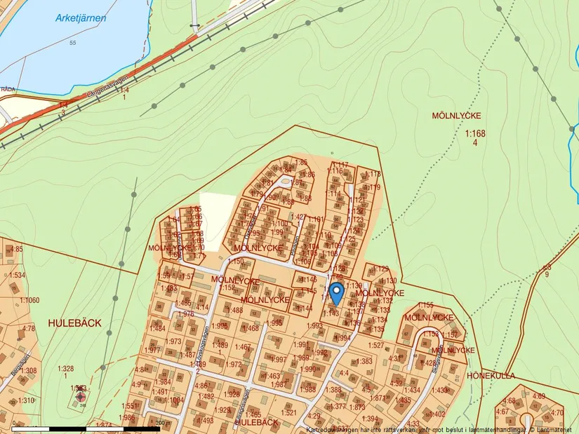 Villa, Radhus, Lövskogsvägen 37, Mölnlycke - Skogen, Härryda