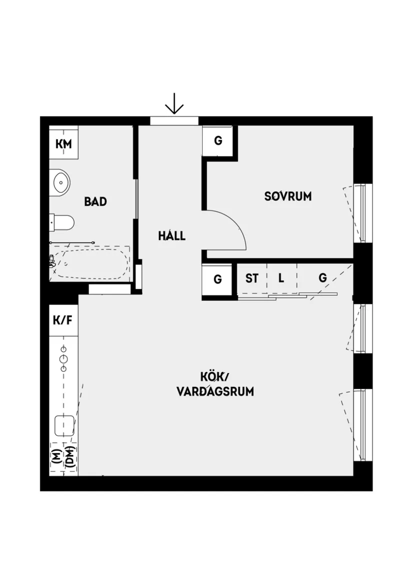 Bostadsrätt, Stockholmsvägen 164E, Täby Centrum, Täby