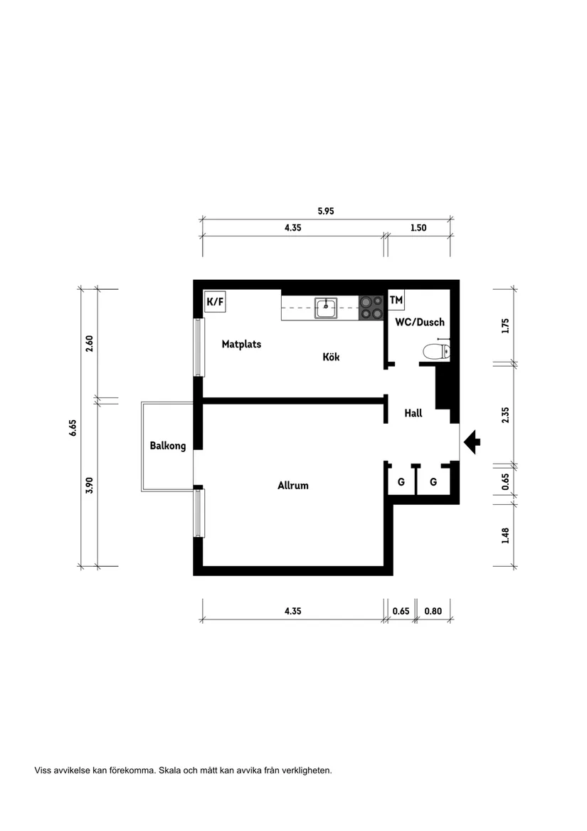 Bostadsrätt, Lottgatan 22A, Söder, Östersund