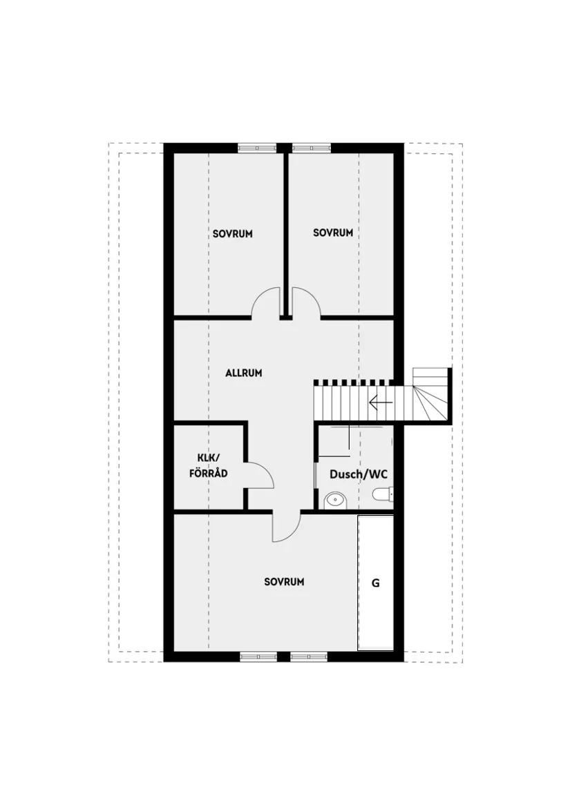Villa, Radhus, Blendavägen 63, Täby Kyrkby, Täby