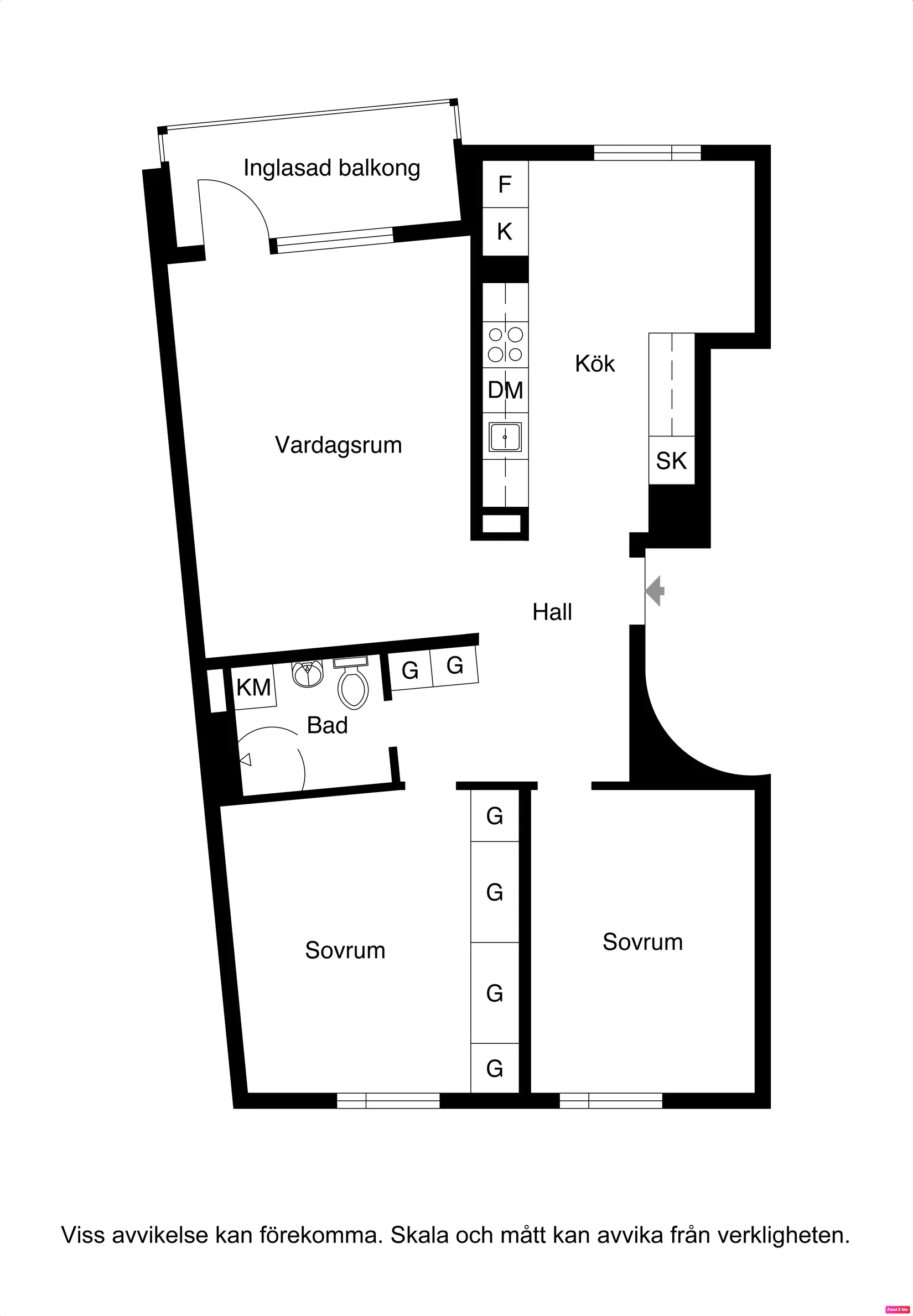 Bostadsrätt, Klippgatan 8B, Solna Centrum, Solna