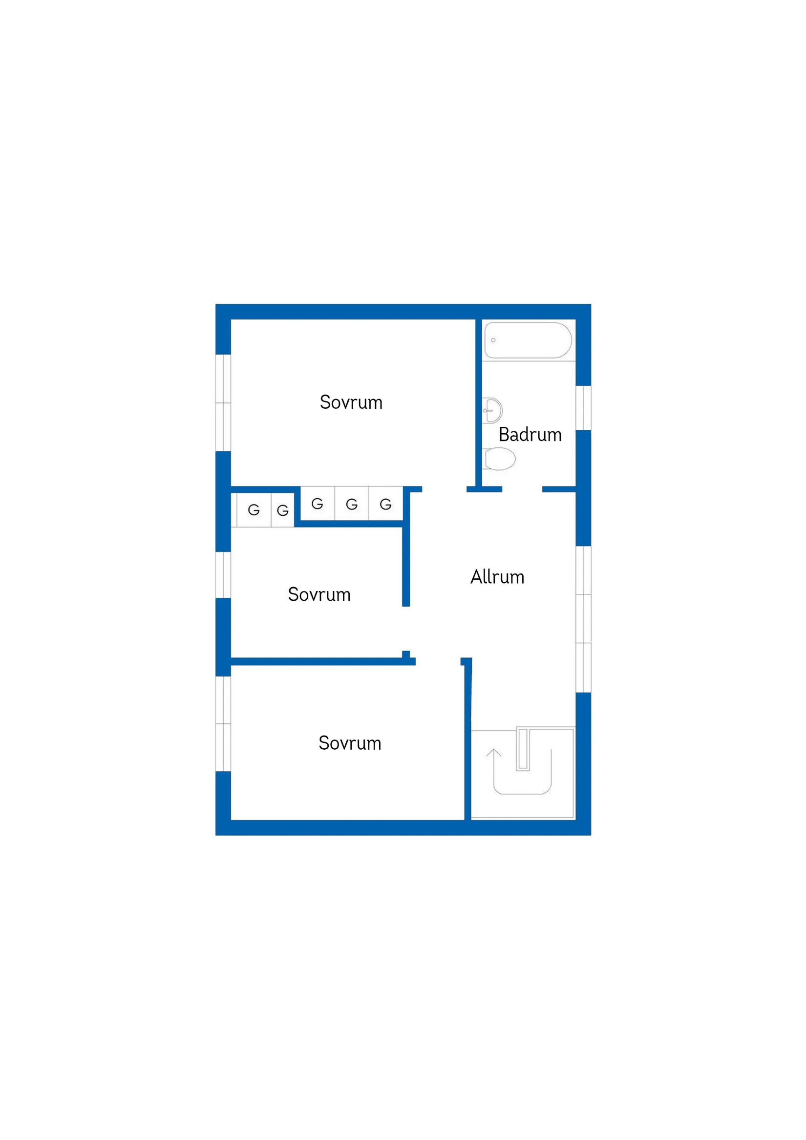 Bostadsrätt, Radhus, Hallgatan 22, Aneby