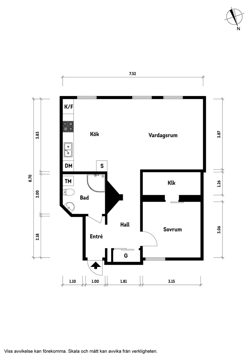 Bostadsrätt, Färgaregatan 3A, Centrum, Alingsås