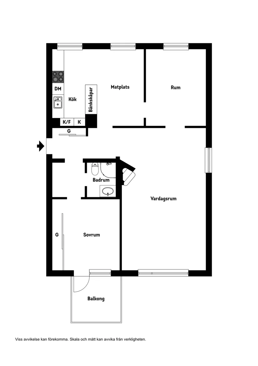 Bostadsrätt, Kyrkgatan 47, Centrum, Boden