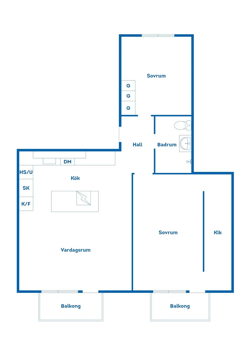 Bostadsrätt, Valbogatan 31A, Norr, Gävle
