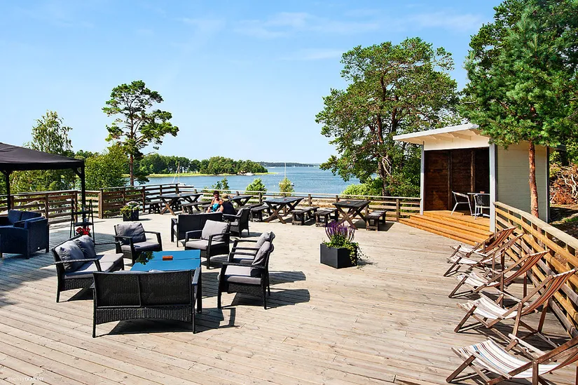 Villa, Radhus, Röda radhusen 9, Djurö, Värmdö