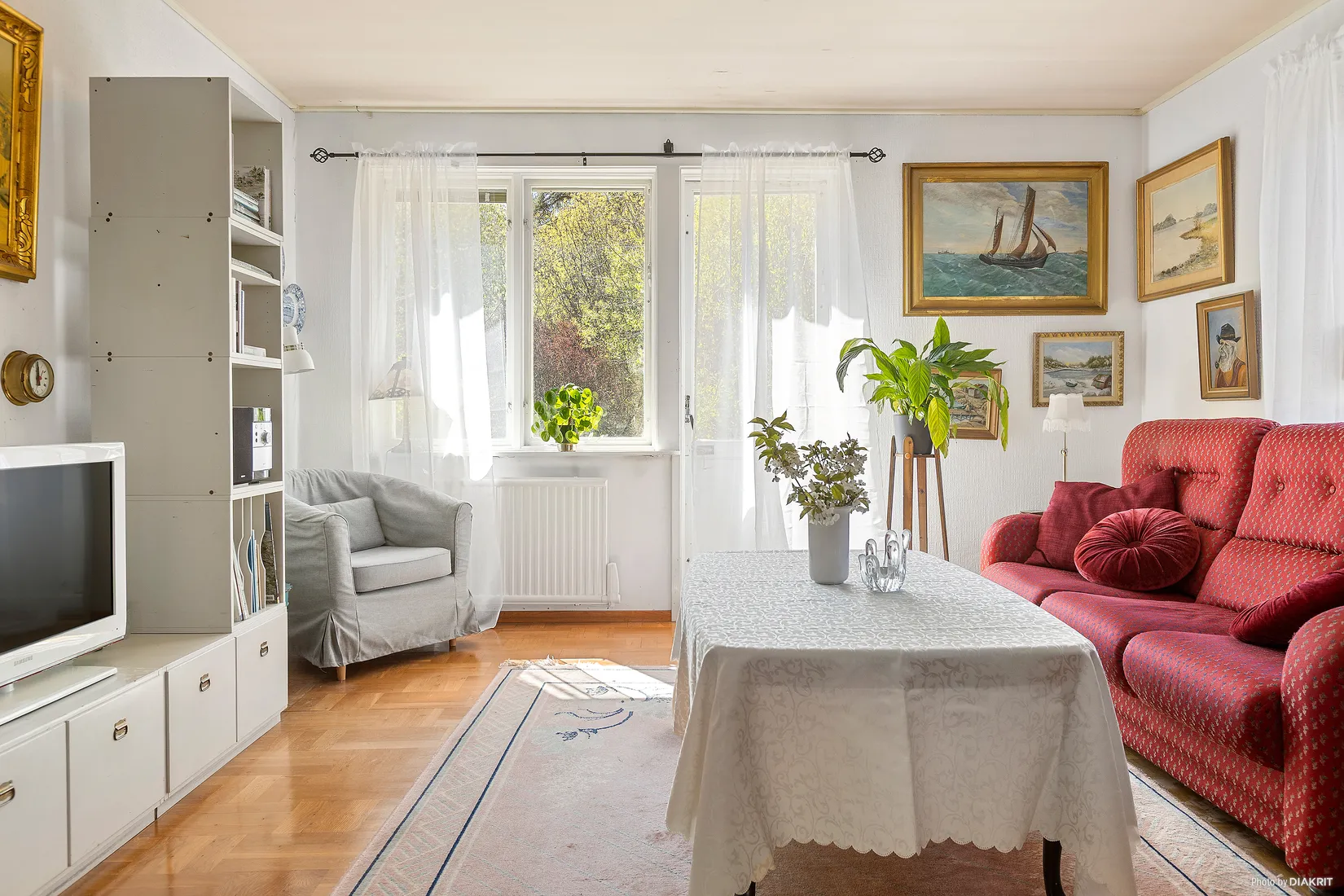 Villa, Radhus, Röda radhusen 9, Djurö, Värmdö