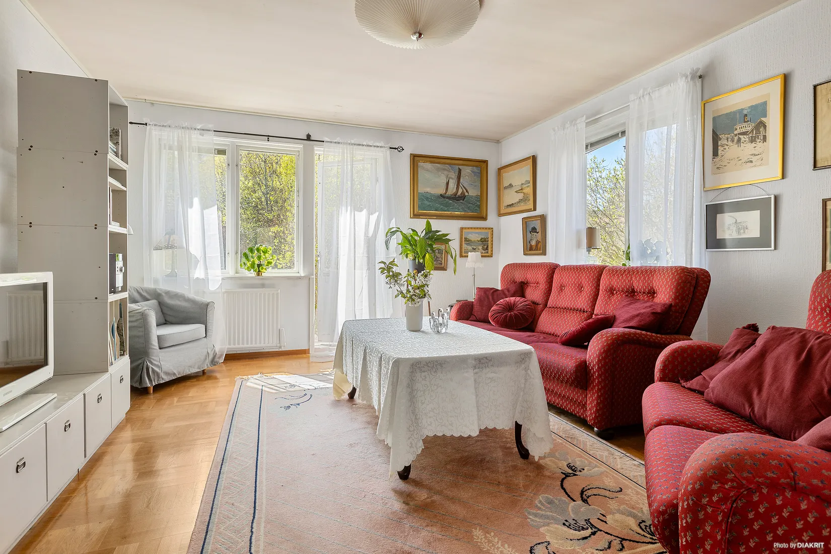 Villa, Radhus, Röda radhusen 9, Djurö, Värmdö