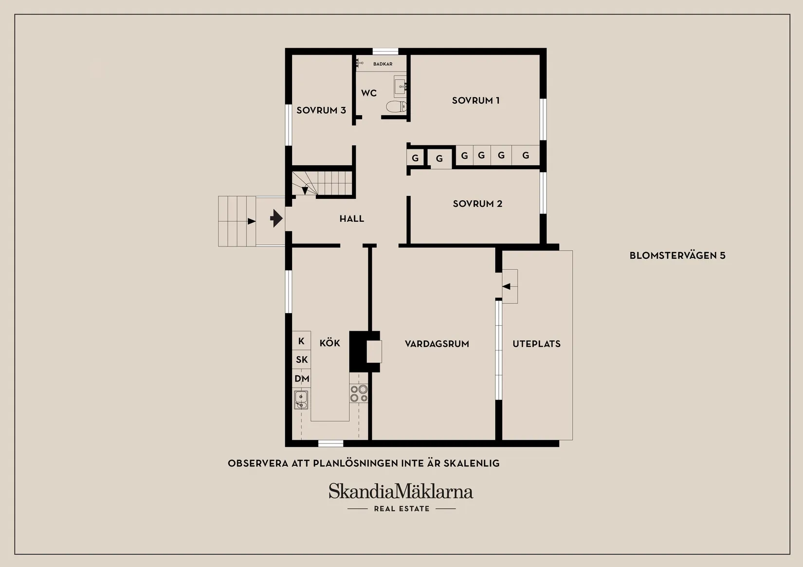 Villa, Blomstervägen 5, Svaneholm, Borås