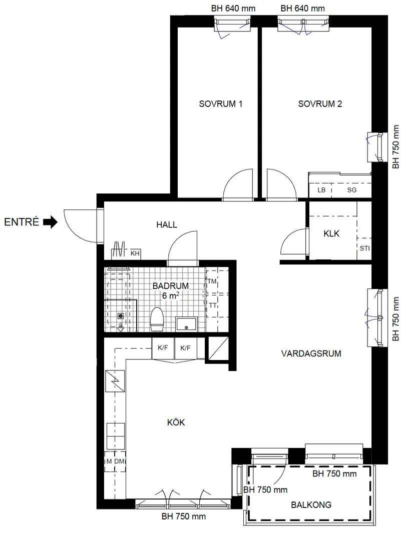 Bostadsrätt, Oskarslundsbacken 18, 2 tr!, Liljeholmskajen, Stockholm