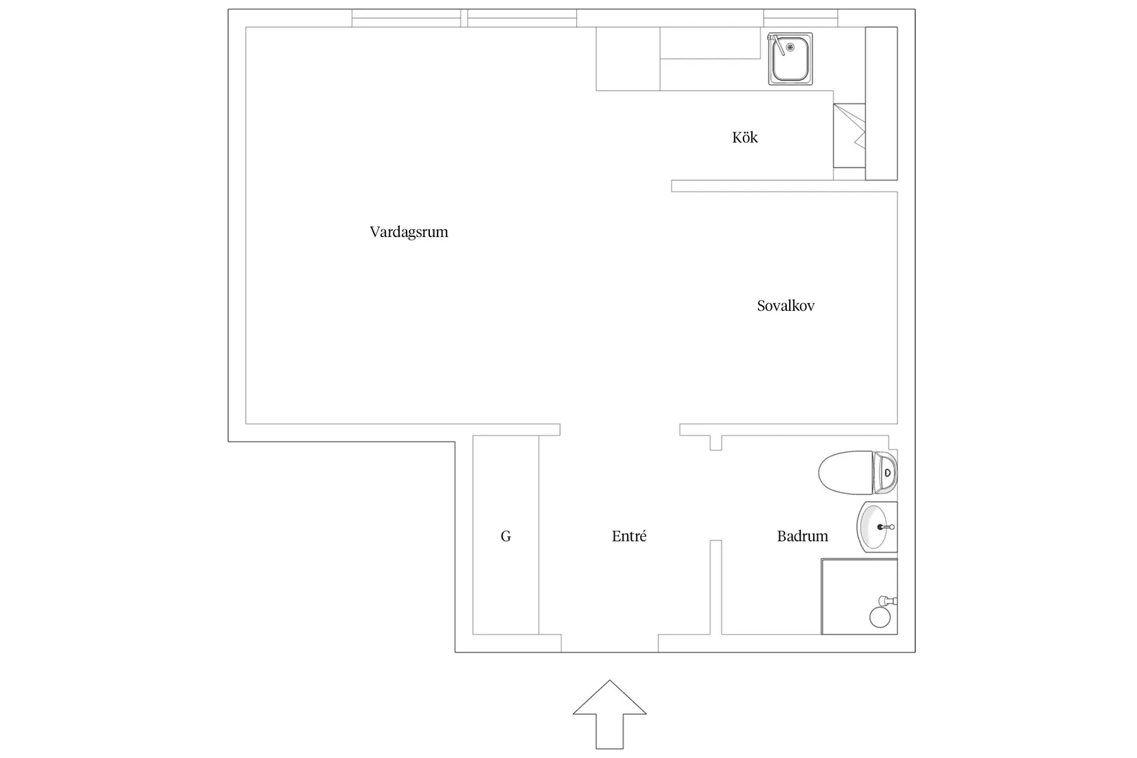 Bostadsrätt, Ekängsgatan 23, Sjöbo, Borås