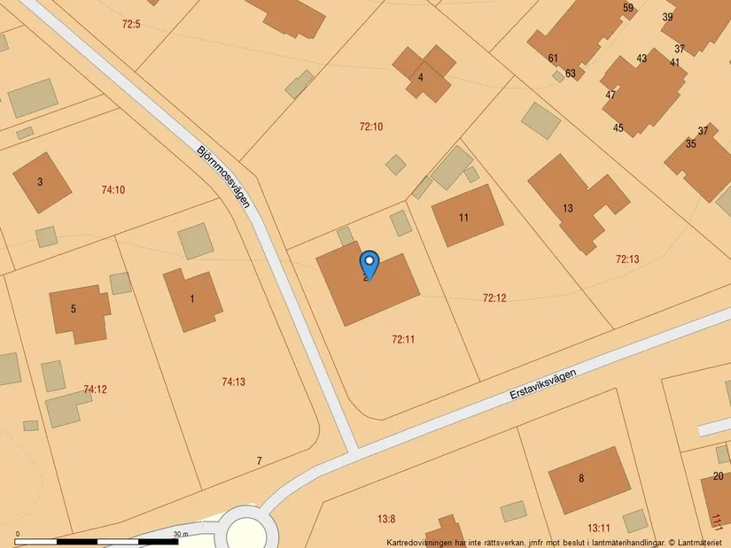 Villa, Björnmossvägen 2, Älta, Nacka