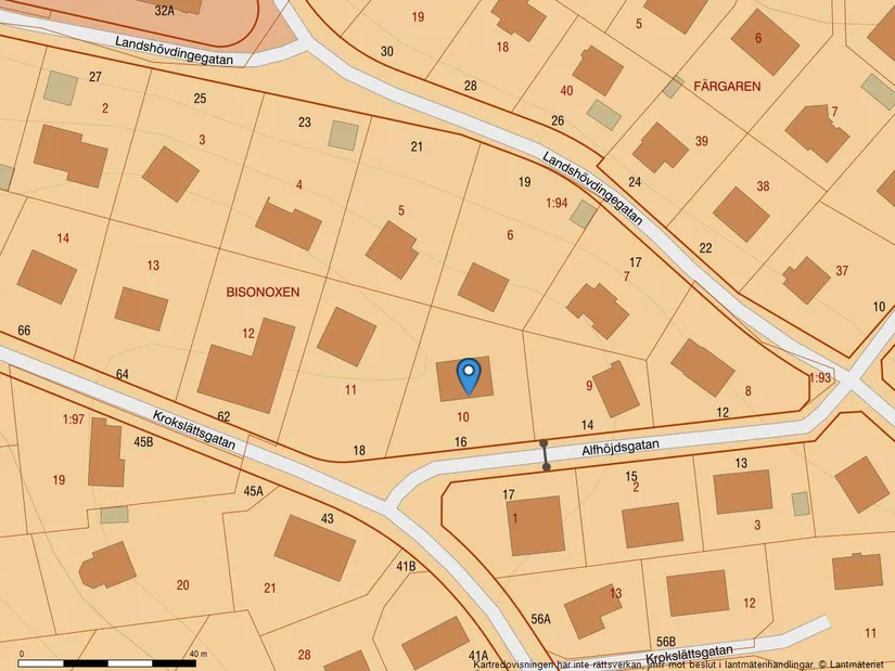 Villa, Alfhöjdsgatan 16, Krokslätt, Mölndal