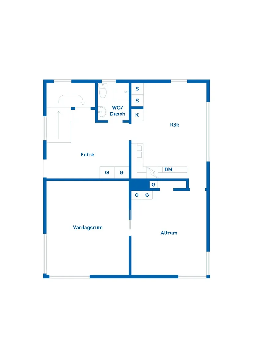Villa, Mommos väg 2, Orsa