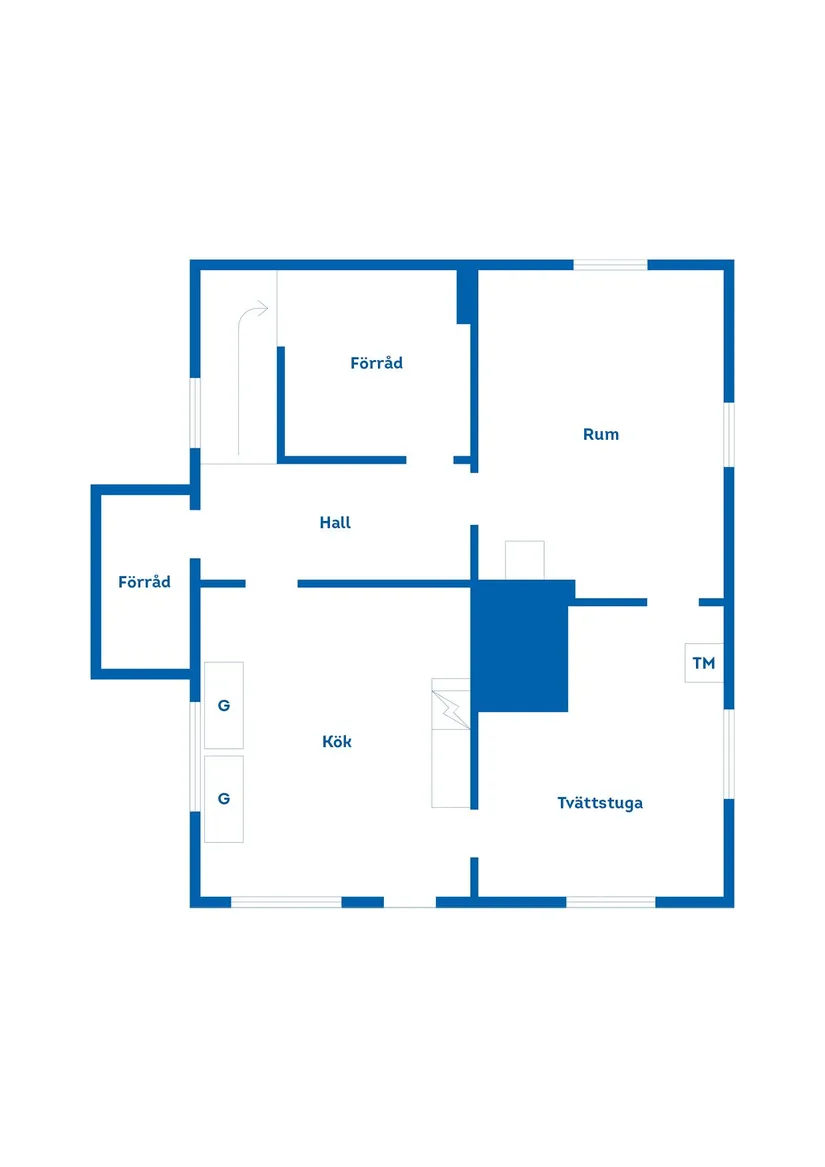 Villa, Mommos väg 2, Orsa