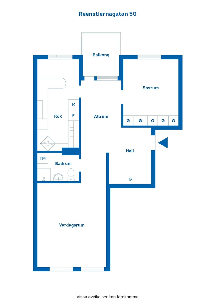 Bostadsrätt, Reenstiernagatan 50, Eneby, Norrköping