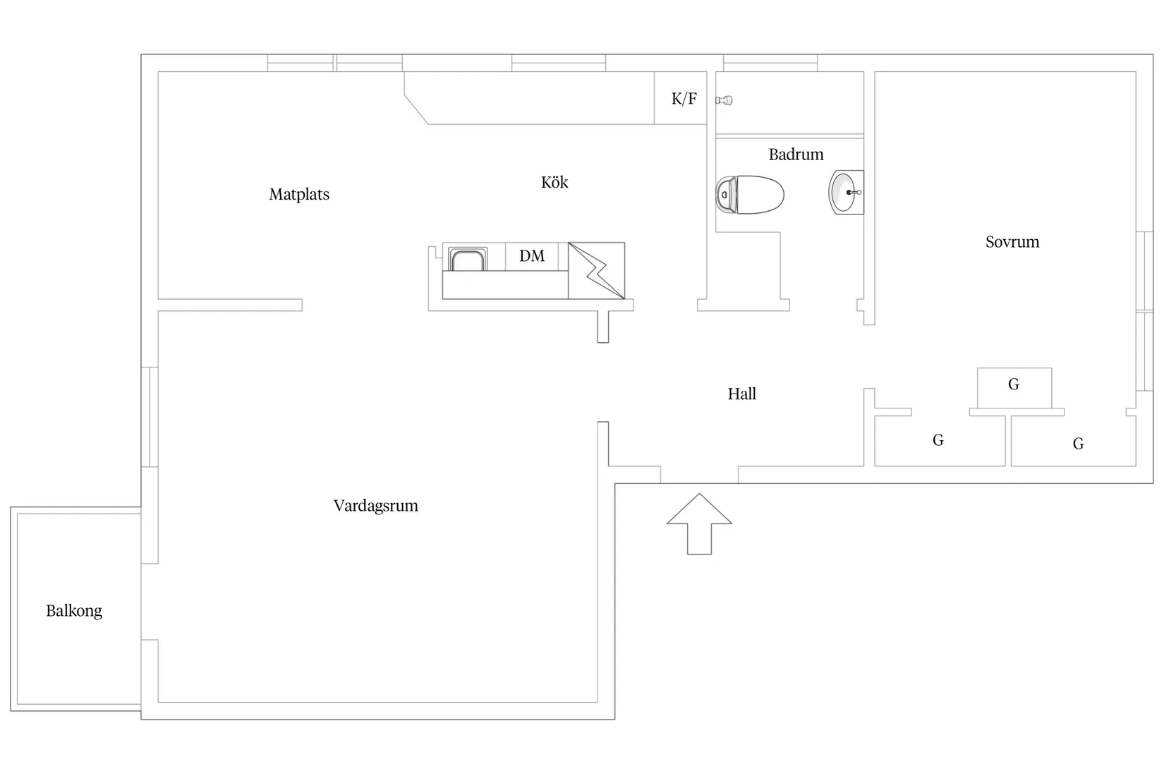 Bostadsrätt, Skogsvägen 3C, Parkstaden, Kristianstad