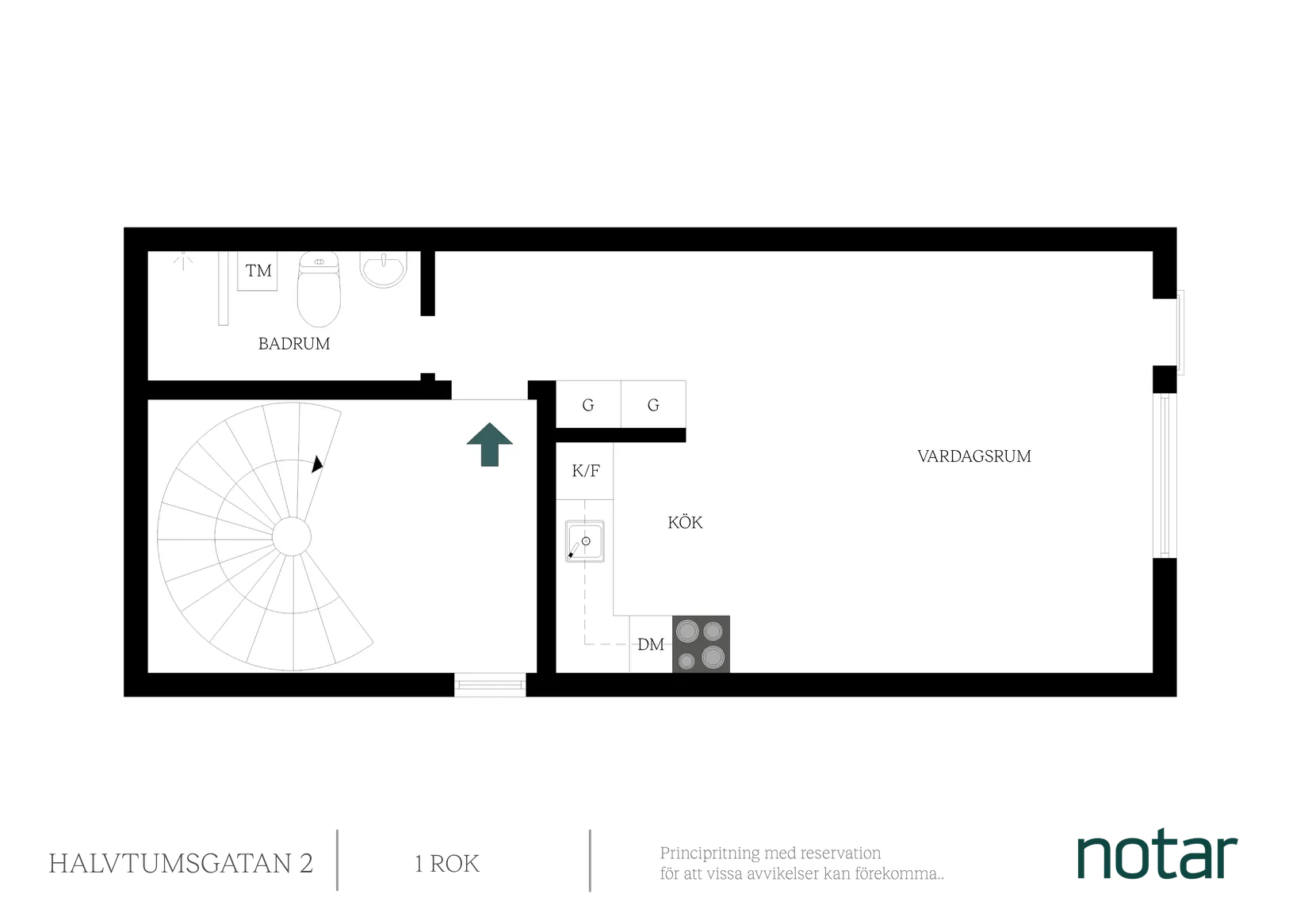 Bostadsrätt, Halvtumsgatan 2, Flatås, Göteborg
