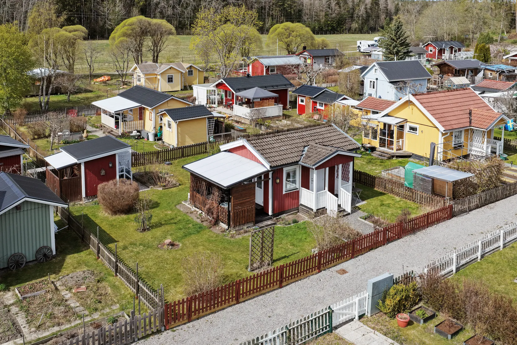 Fritidshus, Vaxmyra kolonistuga nr 63, Vaxmyra koloniträdgårdsförening, Upplands Väsby