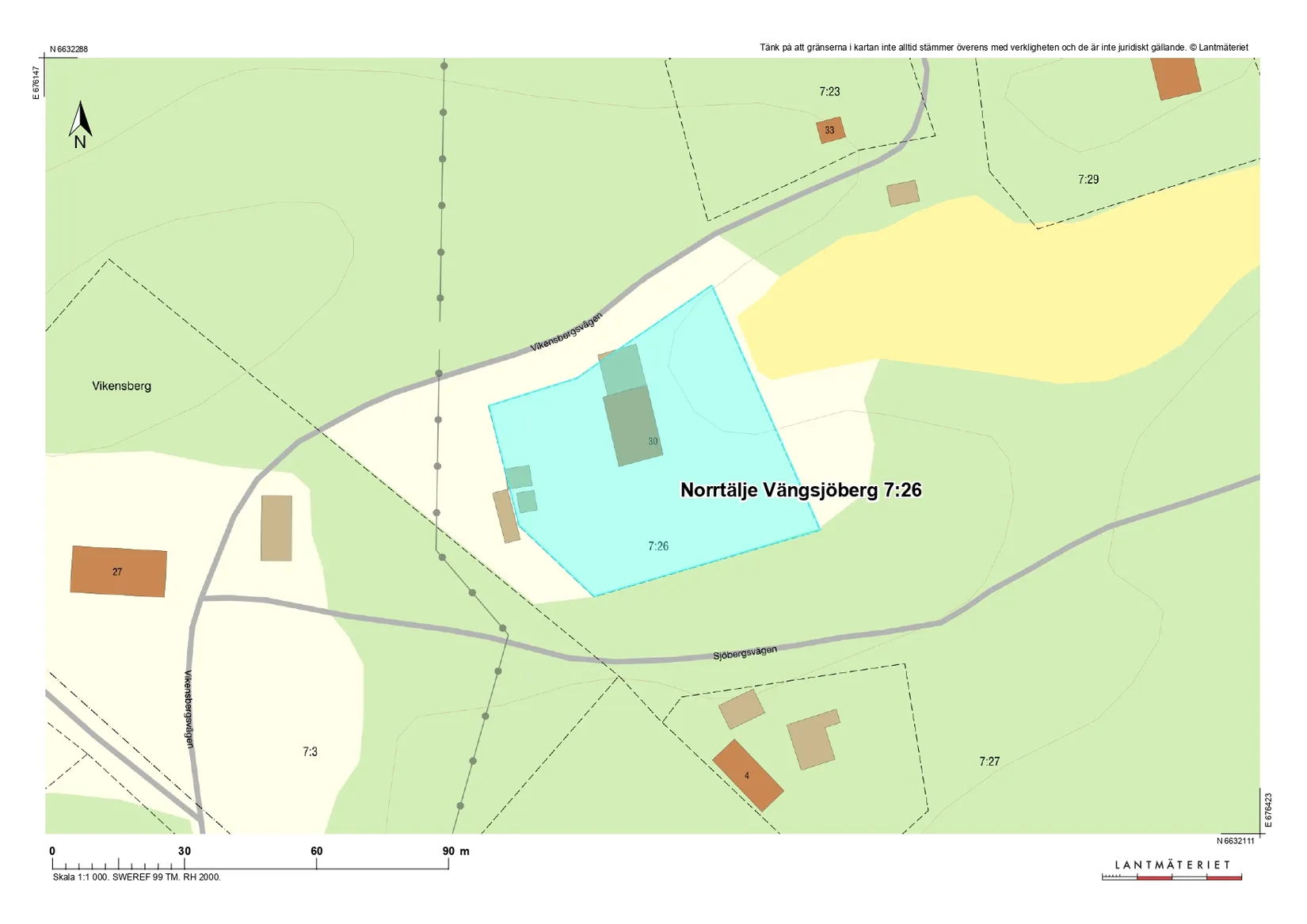 Gård/Skog, Vikensbergsvägen 30, Norrtälje