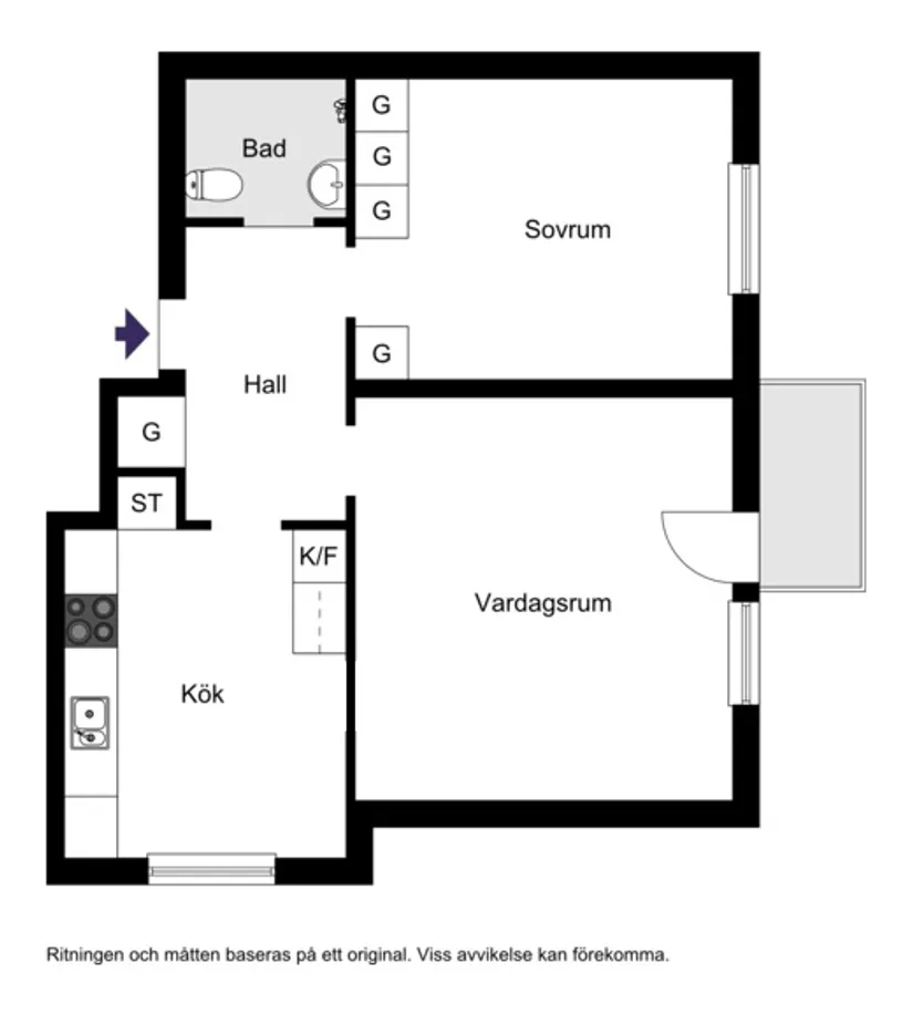Bostadsrätt, Voxnegränd 1, Bagarmossen, Stockholm