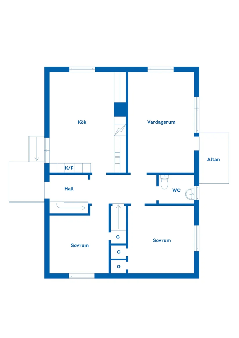Villa, Salogatan 8, Katrineholm Nävertorp, Katrineholm