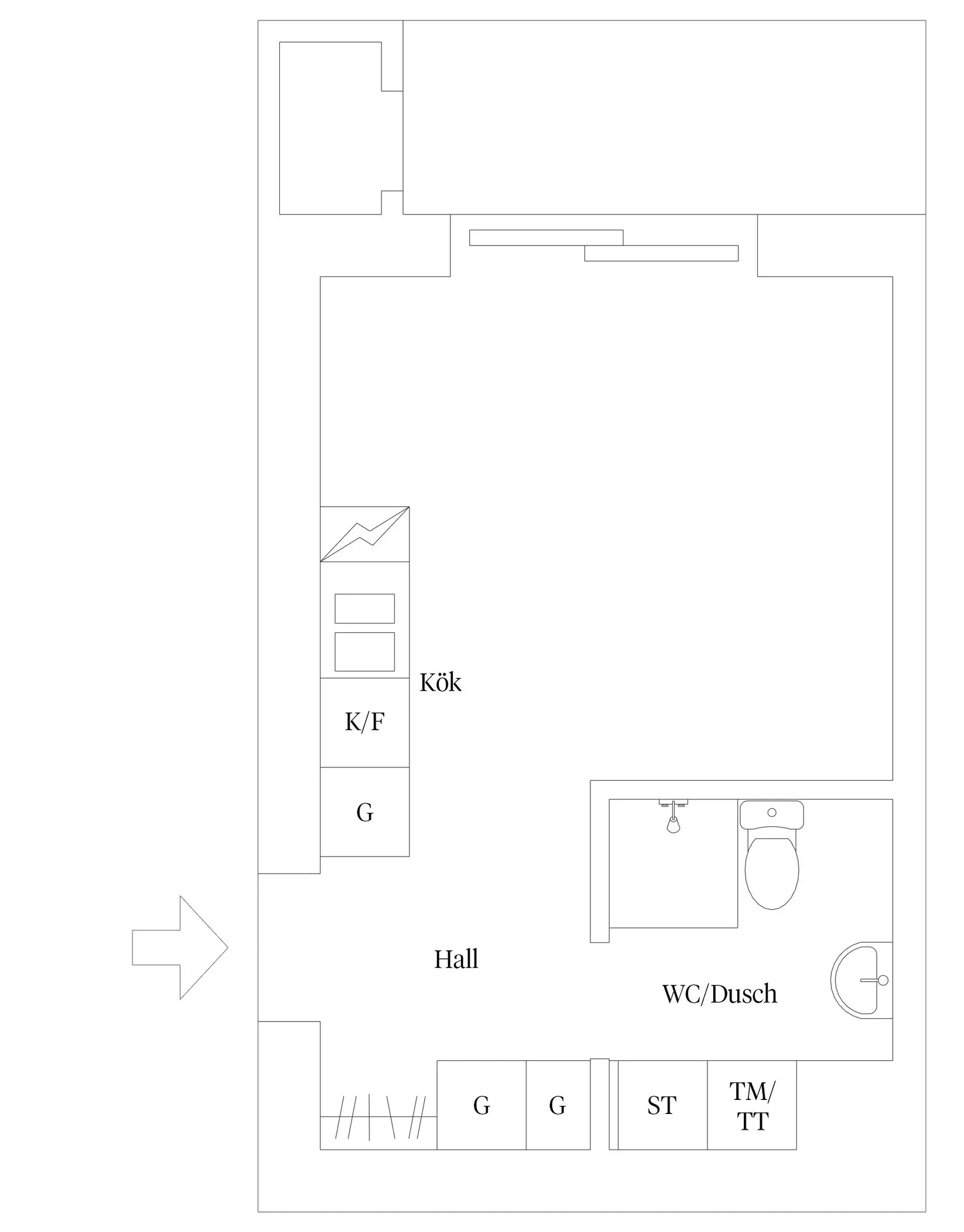 Bostadsrätt, Klangs gränd 3B, Luthagen, Uppsala