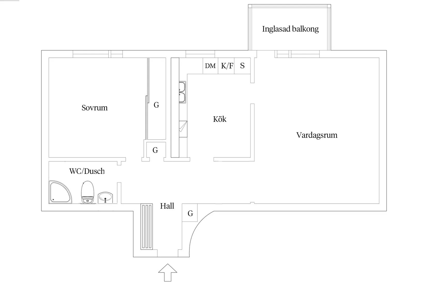 Bostadsrätt, Gamla Norrvägen 13A, Gamla Norr, Växjö