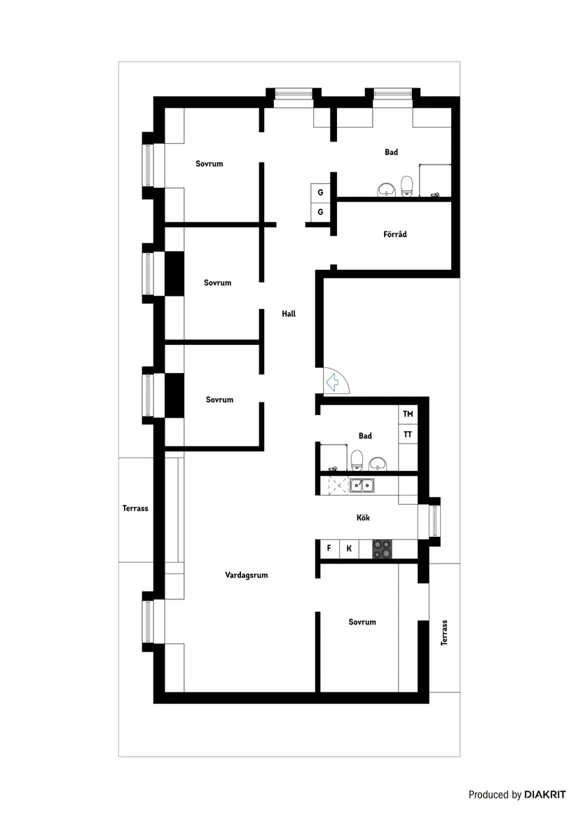Bostadsrätt, Fotbollsvägen 14A, Brandholmen, Nyköping