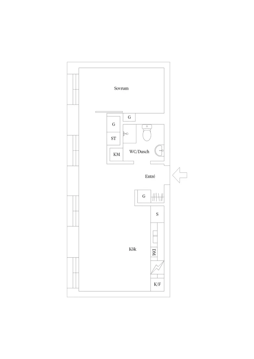 Bostadsrätt, Kay Wieståls gata 9, Fredriksskans, Kalmar