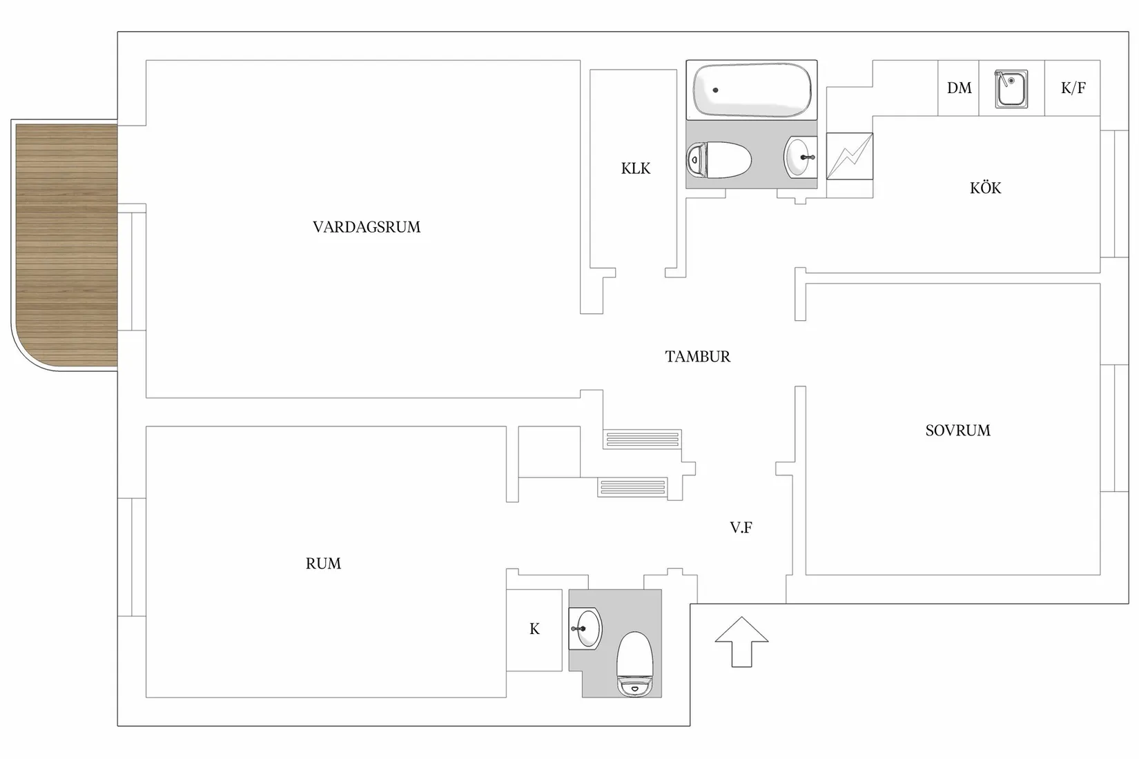 Bostadsrätt, Vävaregatan 12D, Väster, Lund