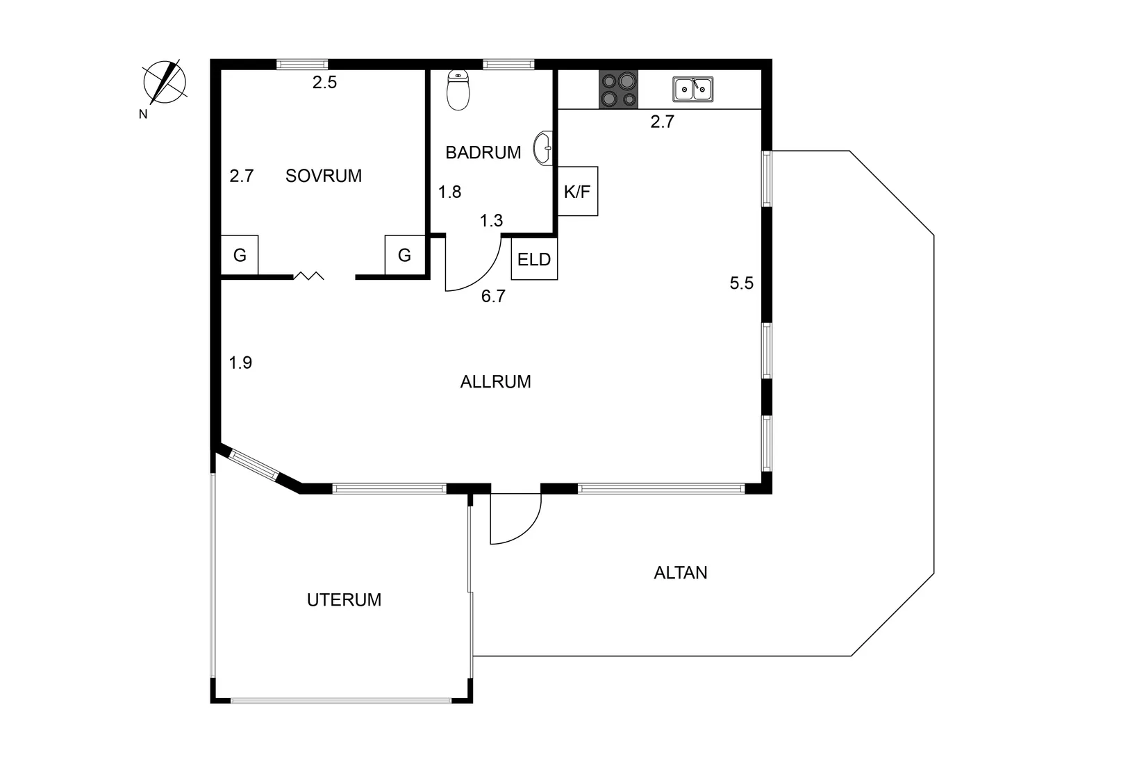 Villa, Slomvägen 7, Nordkroken, Vänersborg