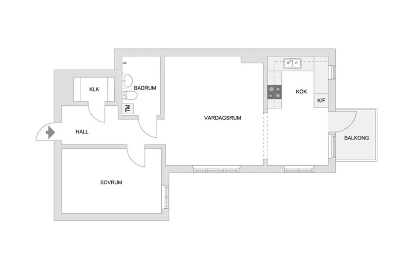Bostadsrätt, Vinggatan 32, Skarpnäck, Stockholm