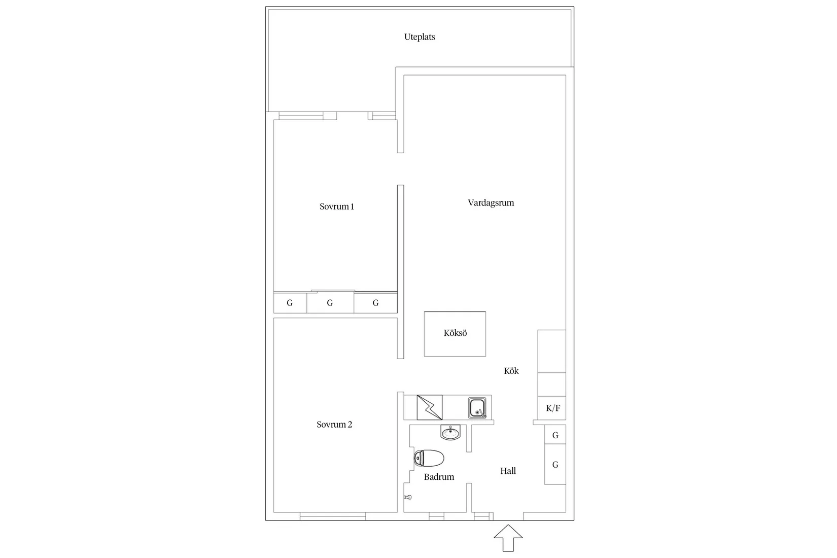 Bostadsrätt, Blåsutgatan 5, Majorna, Göteborg