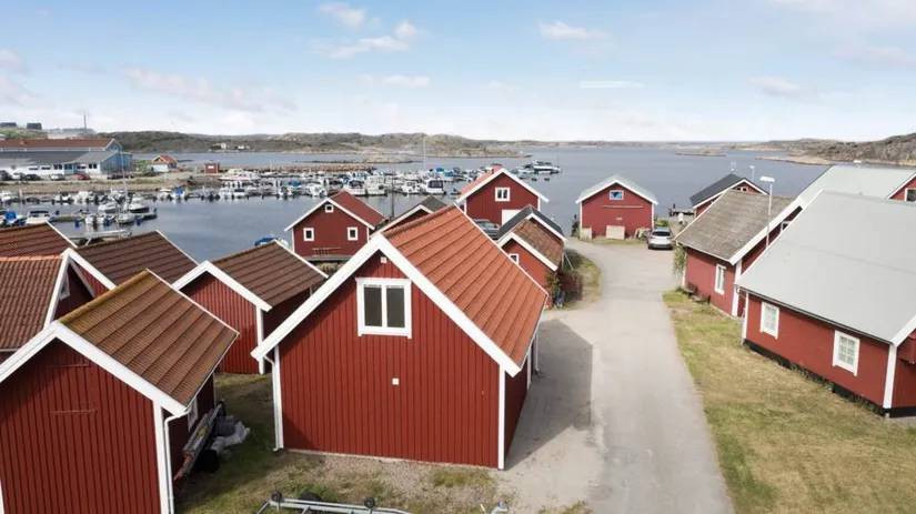 Villa, Sjöbod på Väjerns hamnplan, Väjern, Sotenäs