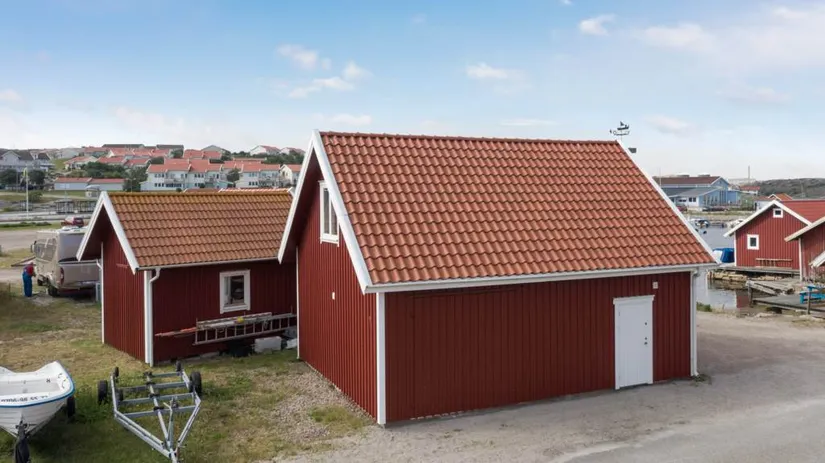 Villa, Sjöbod på Väjerns hamnplan, Väjern, Sotenäs